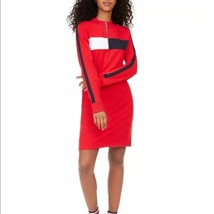 Tommy Hilfiger Mockneck Sweatshirt Dress